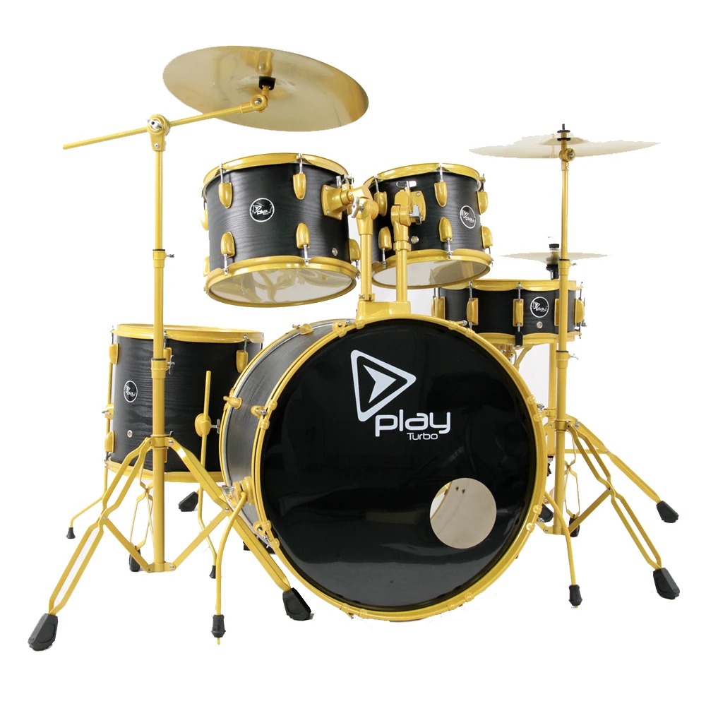 Hotsale Professional Music Play Adults Multicolor Option Cymbals Drums Full Set