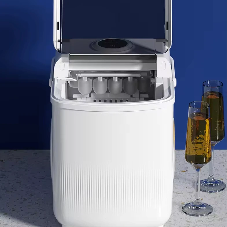Portable Ice Machine Makes up to 34 lbs of Ice Per Day