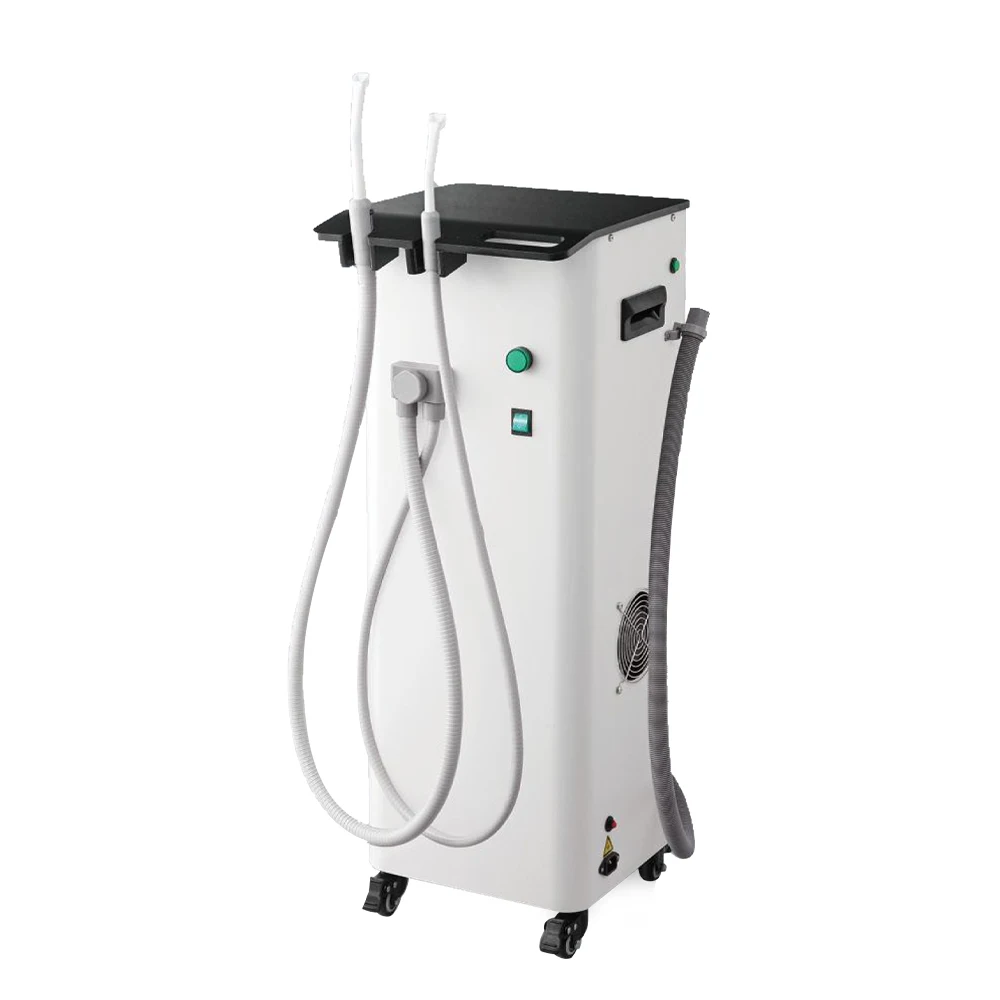 Portable Dental Vacuum Suction Unit 300W Mobile Suction Device Aspirator