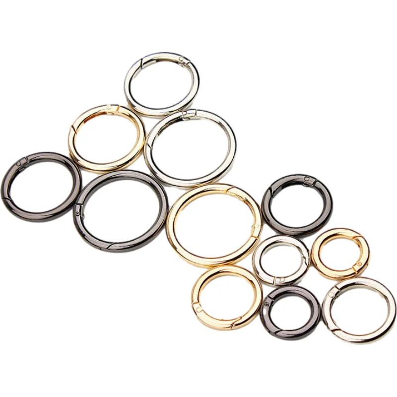 Factory Wholesale In Stock  High Quality Oring Buckle Metal Hardware Accessories 40mm Big Oval Rings For Bag