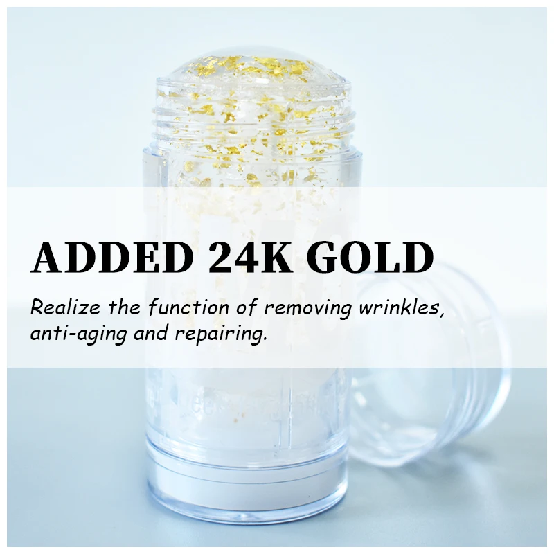 Face Body Hydrating 24K Gold Serum Stick for Necks Face Hands the Whole Body Women Men