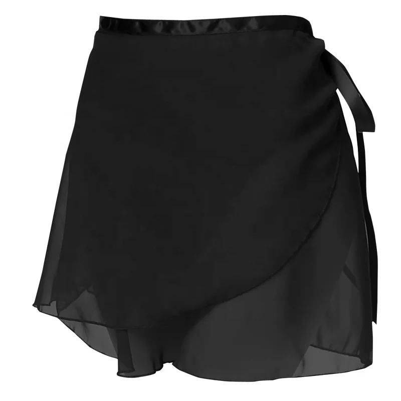 
Adult Chiffon Ballet Tutu Skirt Pure Color Children Ballet Skirts Girls Dance Gymnastics Training Wrap Skirt 