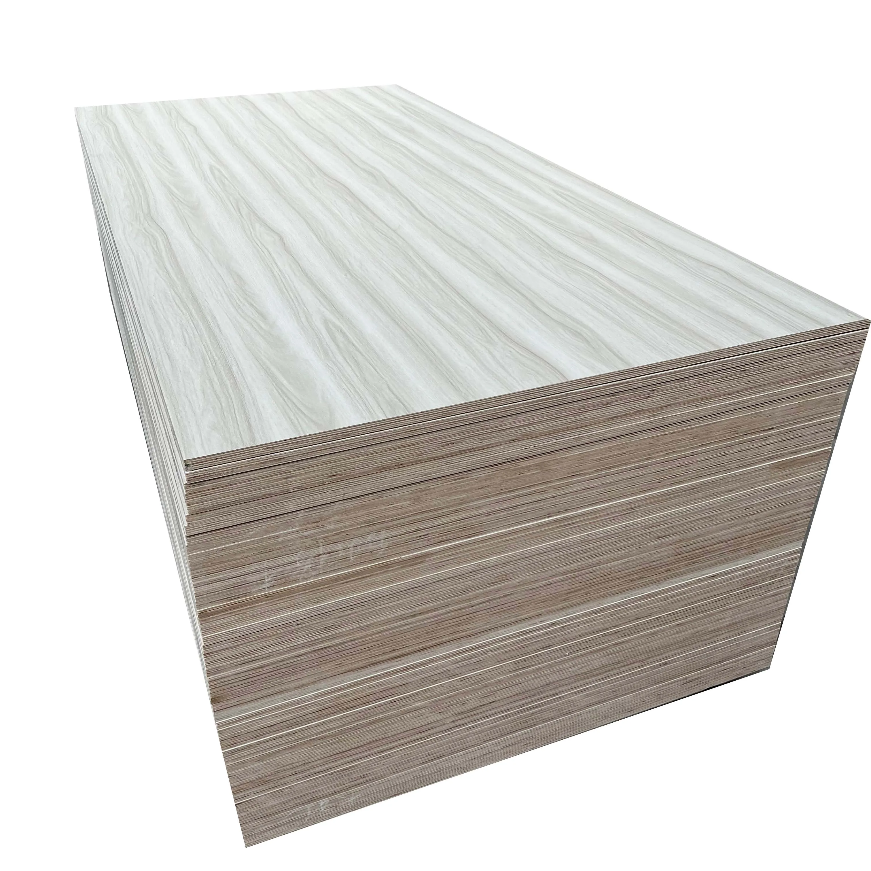 Good Selling 4x8 Feet Wooden Veneer Board Melamine Laminated Plywood Board Block board 18mm For Furniture