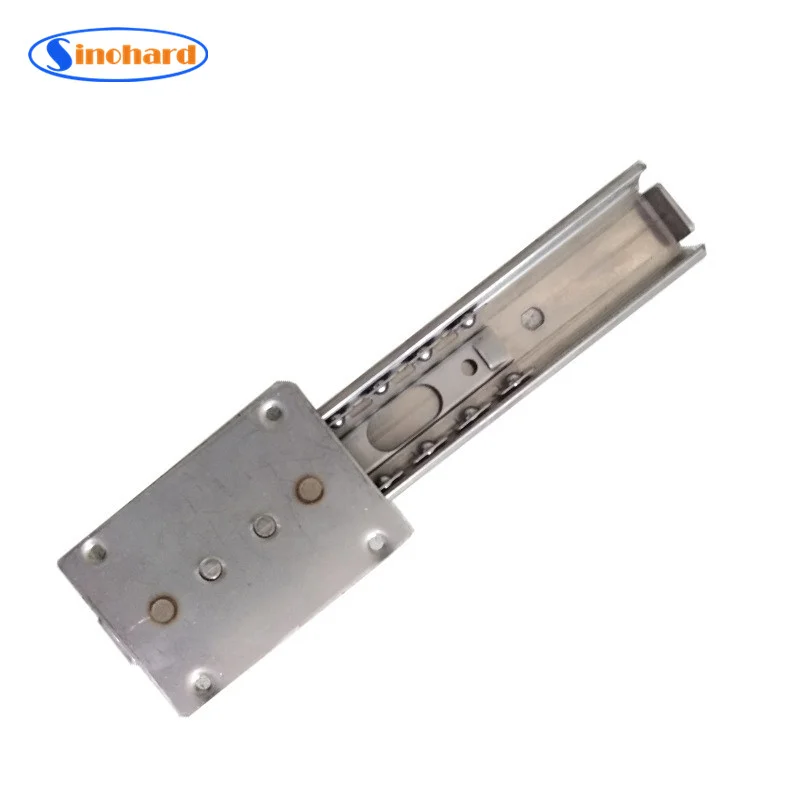 27mm Square Plate Slide Rails TV Cabinet Mute Dustproof Display Cabinet Drawer Slides