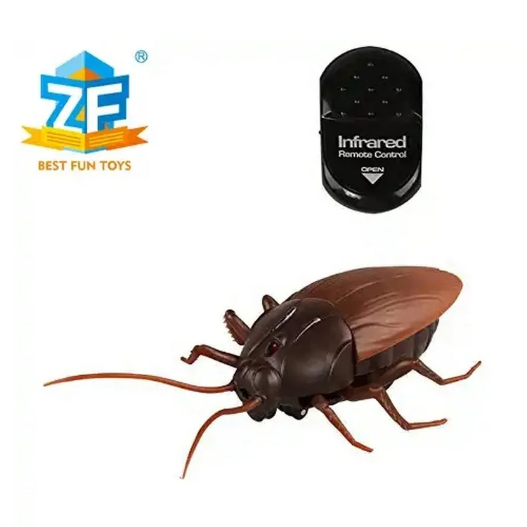 Infrared Remote Control Cockroach Animal Toy Prank Insects Funny Joke Scary Trick Toys Remote Control Toy For Children Gifts