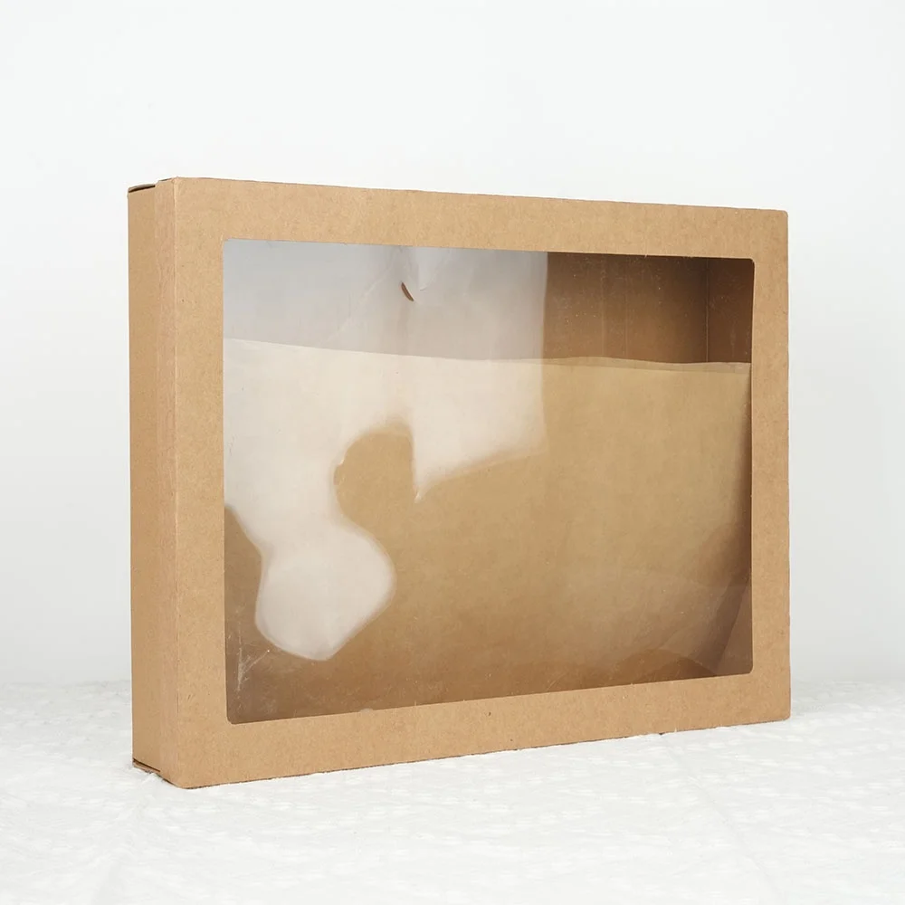 Box printing sublimation disposable work lunch box set with window for kids adults