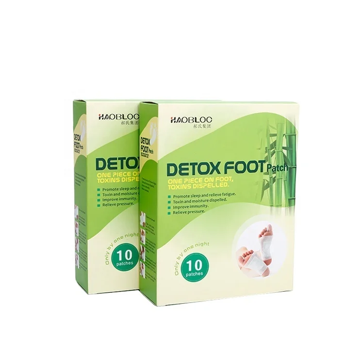 New Style Health Broadcast Bamboo/Wood Vinegar Detox Foot Patch