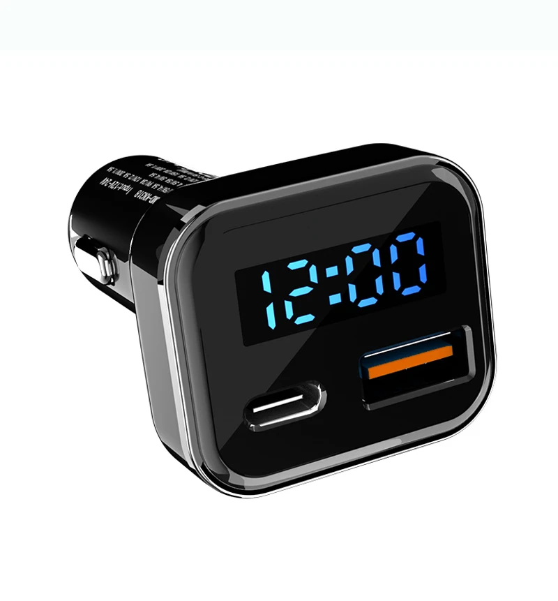 Fast Charging High End Car Charger QC 3.0 Metal Car Charger for iPhone USB Type C Car Charger