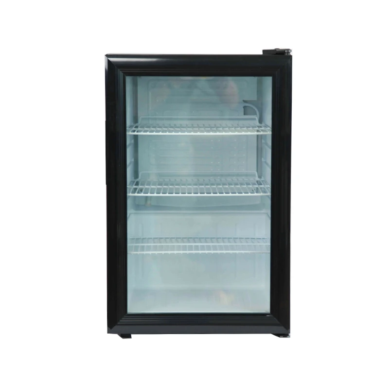Mini 70L  fridge Refrigerator Glass Door Cooler