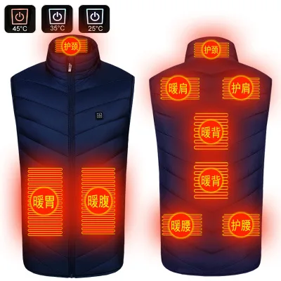 Most selling products winter cheap heated vest washable battery warm usb