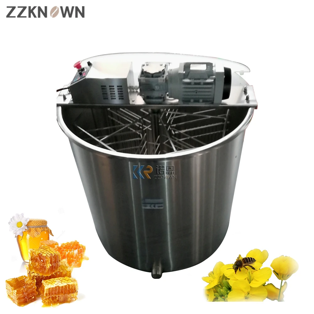 Popular Apiculture Equipment 304 Stainless Steel Beekeeping 6 Frames Centrifugal Electric Honey Extractor