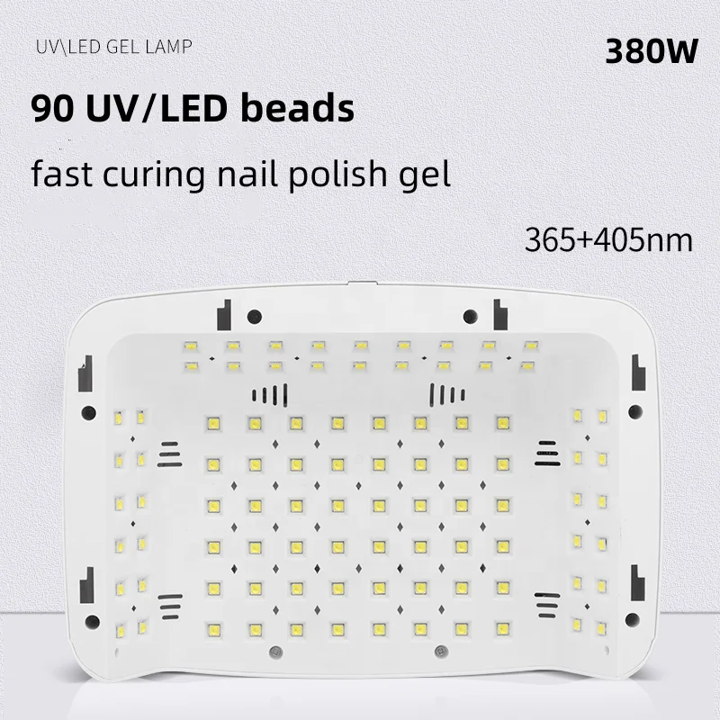 Professional High-Power Two Hands Pillow Press on Nails LED Nail Lamp Light Curing Machine Lamp Nail Dryer