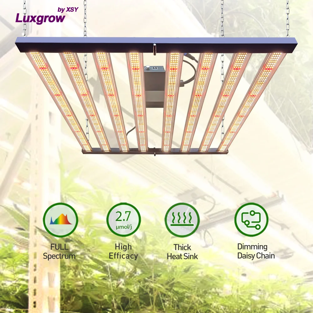 Dimmable 720 watt 6 8 bars Indoor Plant 640w 800w 720w Full Spectrum Samsung 561c lm301b Bloom LED Grow Light Strip Bar