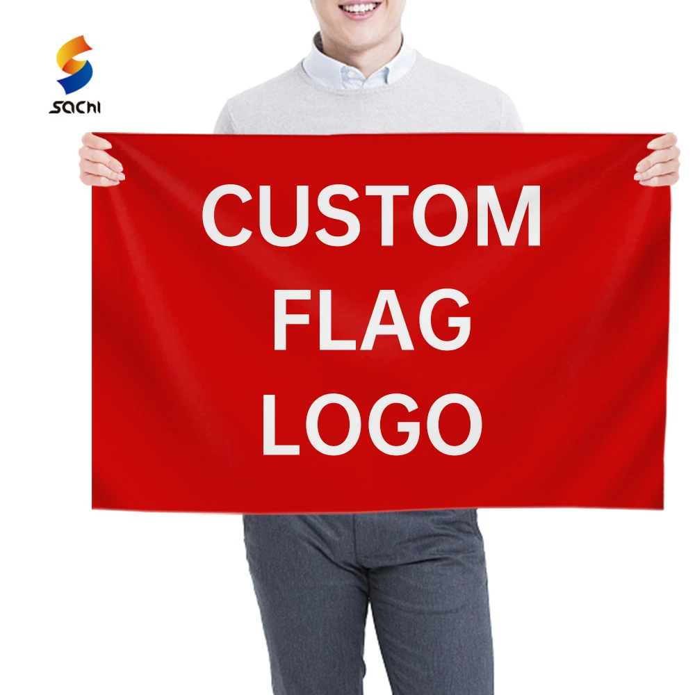 Custom Fast delivery print your own logo design words nylon flag 3x5 ft custom country wall flag banners