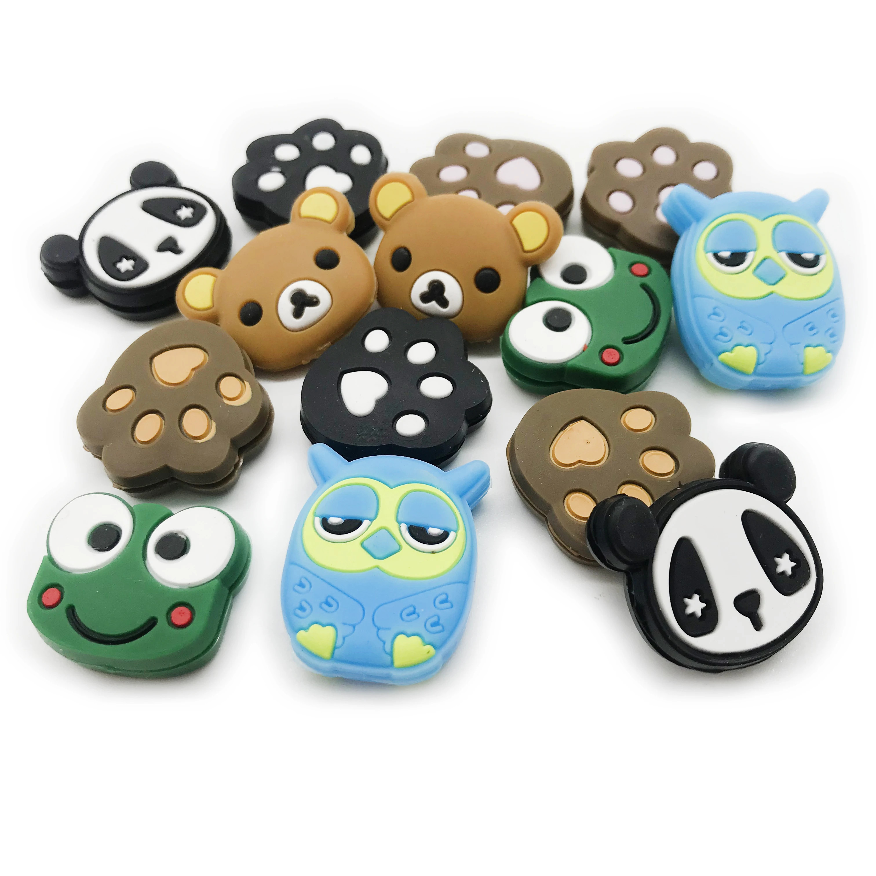 Wholesale High Quality Durable Silicone Cartoon Tennis Racket Vibration Dampener /Shock Absorber