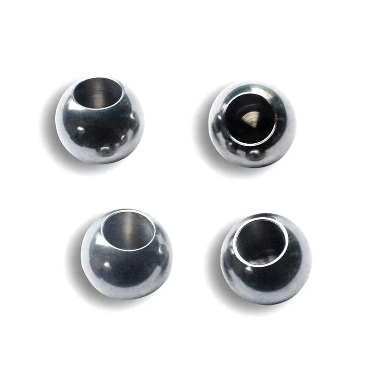 custom made Drilled Steel Ball metal spheres with threaded hole mid-length of the steel ball 60mm