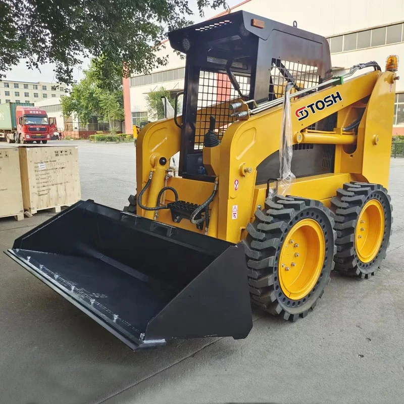 TOSH Skid Steer With Forestry Mulcher with Different Attachments