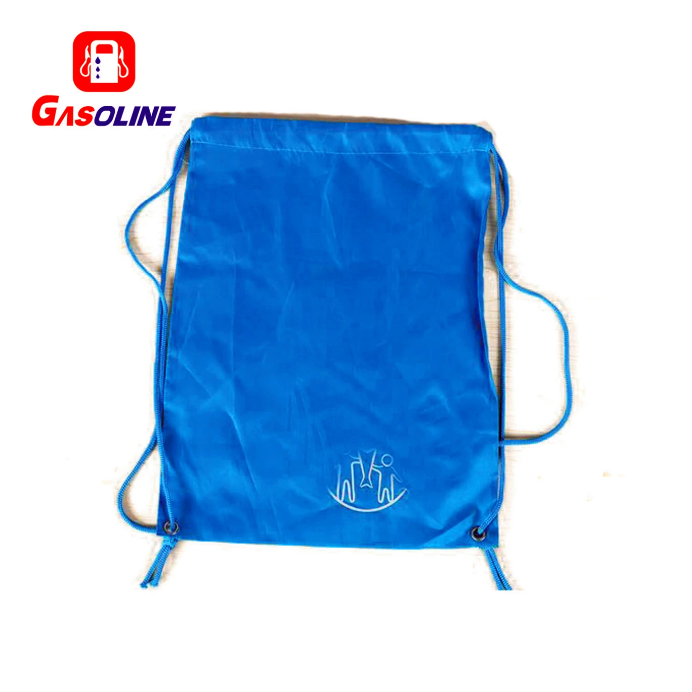 High quality Gym Sports Custom Logo Printed Cheap Polyester Drawstring Shopping bag