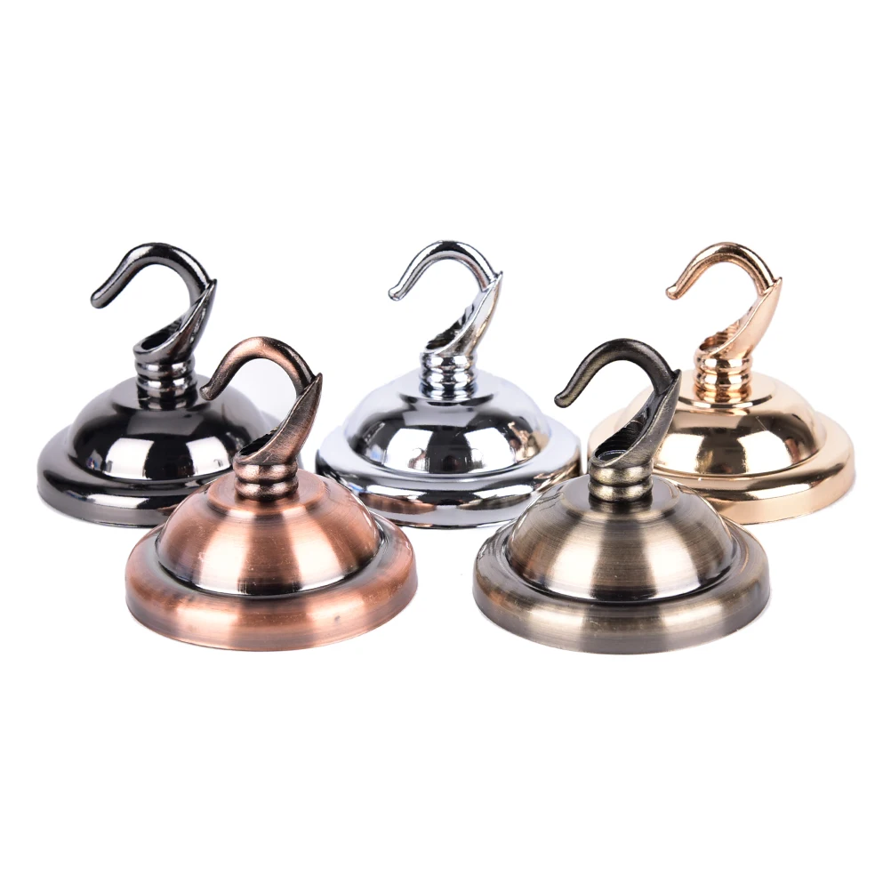 Metal Ceiling Cover Plate Hook Pendant Lamp Decoration Accessories Chandelier Parts Vintage Ceiling Holder For Light Fitting