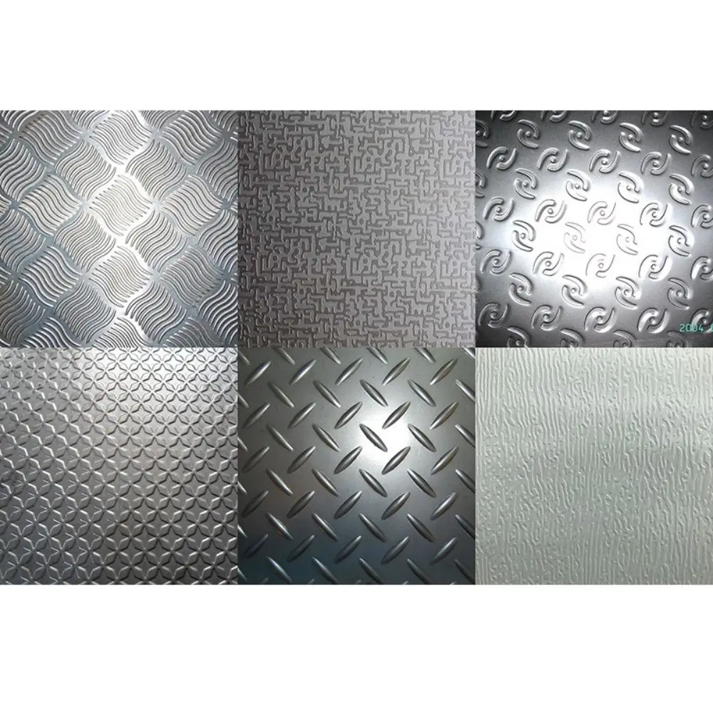 0.3mm-2mm Thickness Metal Sheets Steel Plate Diamond Checker Plate Cut to Length Embossing Machine with Auto Stacker