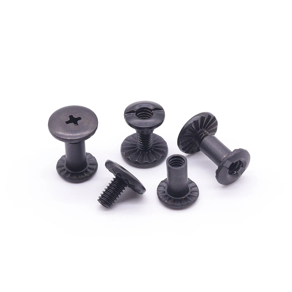Round Head Hexagonal Truss Machine Screw Zinc Iron Material For Display Medical Equipment Screw Customization