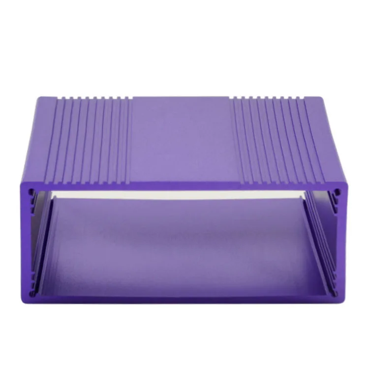 OEM Alloy Material Custom Length Heat Dissipation Box Anodized Aluminum Extrusion Enclosure PCB Housing Process Service