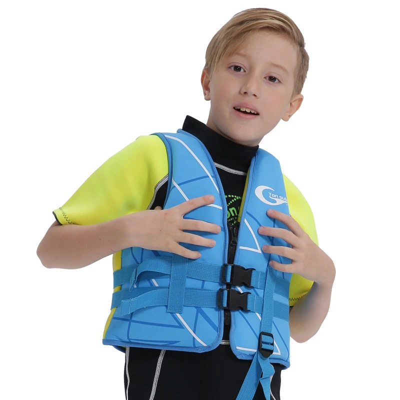 Customized Kids Age 3-7 85-125cm Infant Baby Boys Girls Neoprene EPE Foam Waterpark Safety Floating Vest Life Jacket
