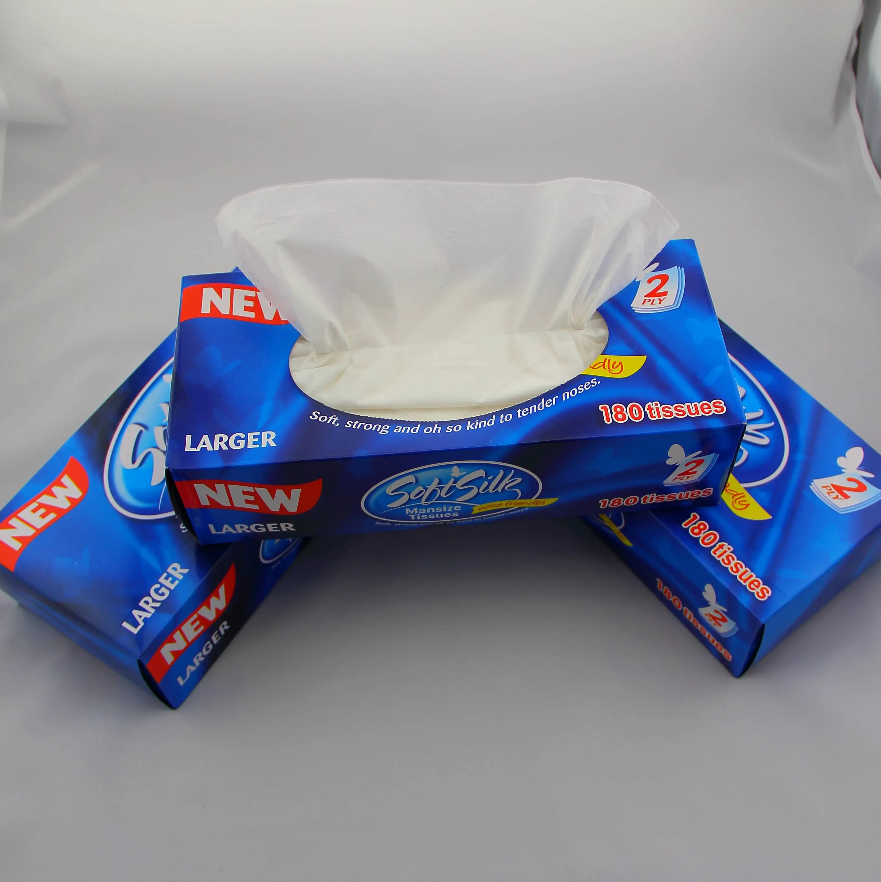 Mansize facial tissue