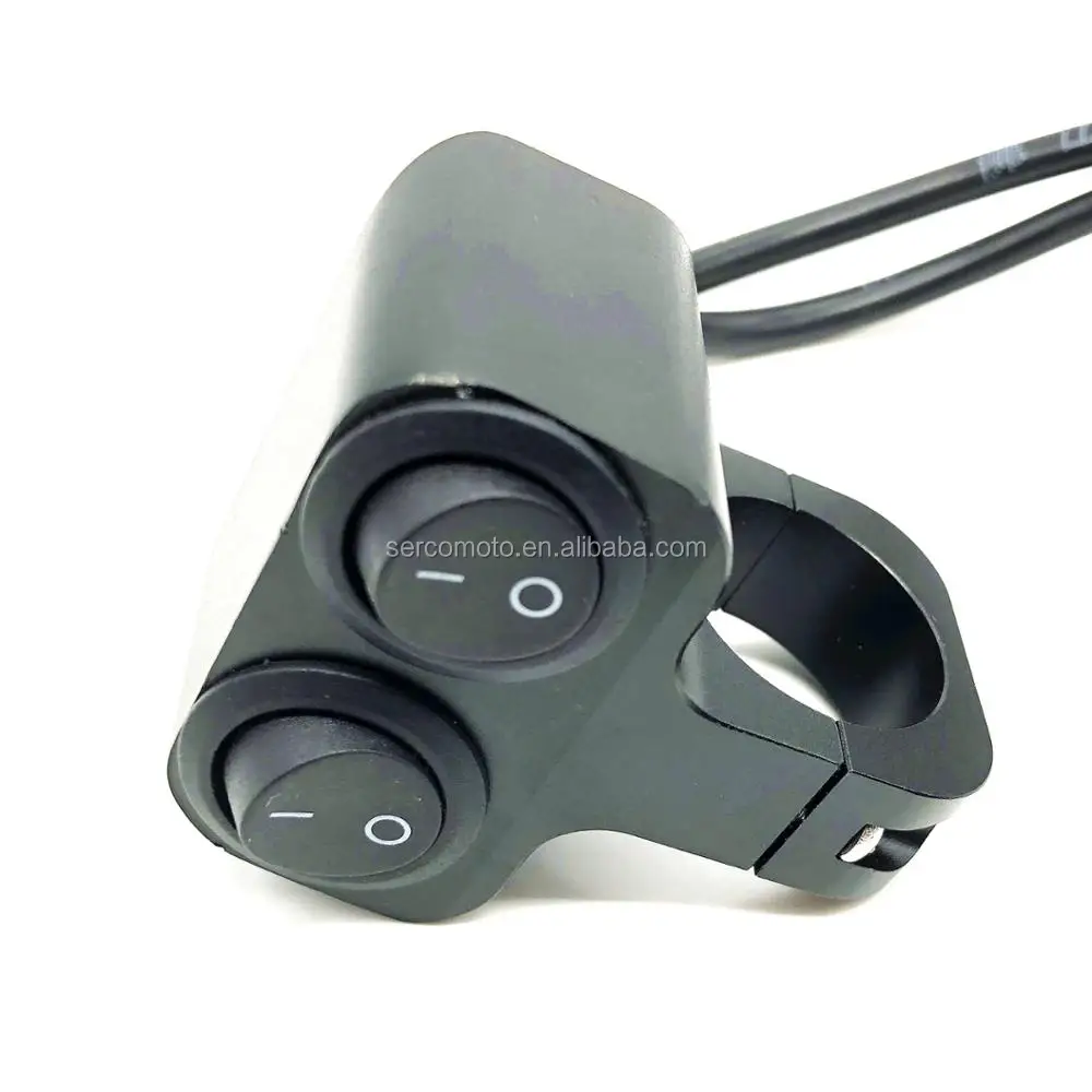 Sercomoto Electric motorcycle universal light aluminium alloy switches for all lighting system about 1200gs/CBR600RR/GSX-R600