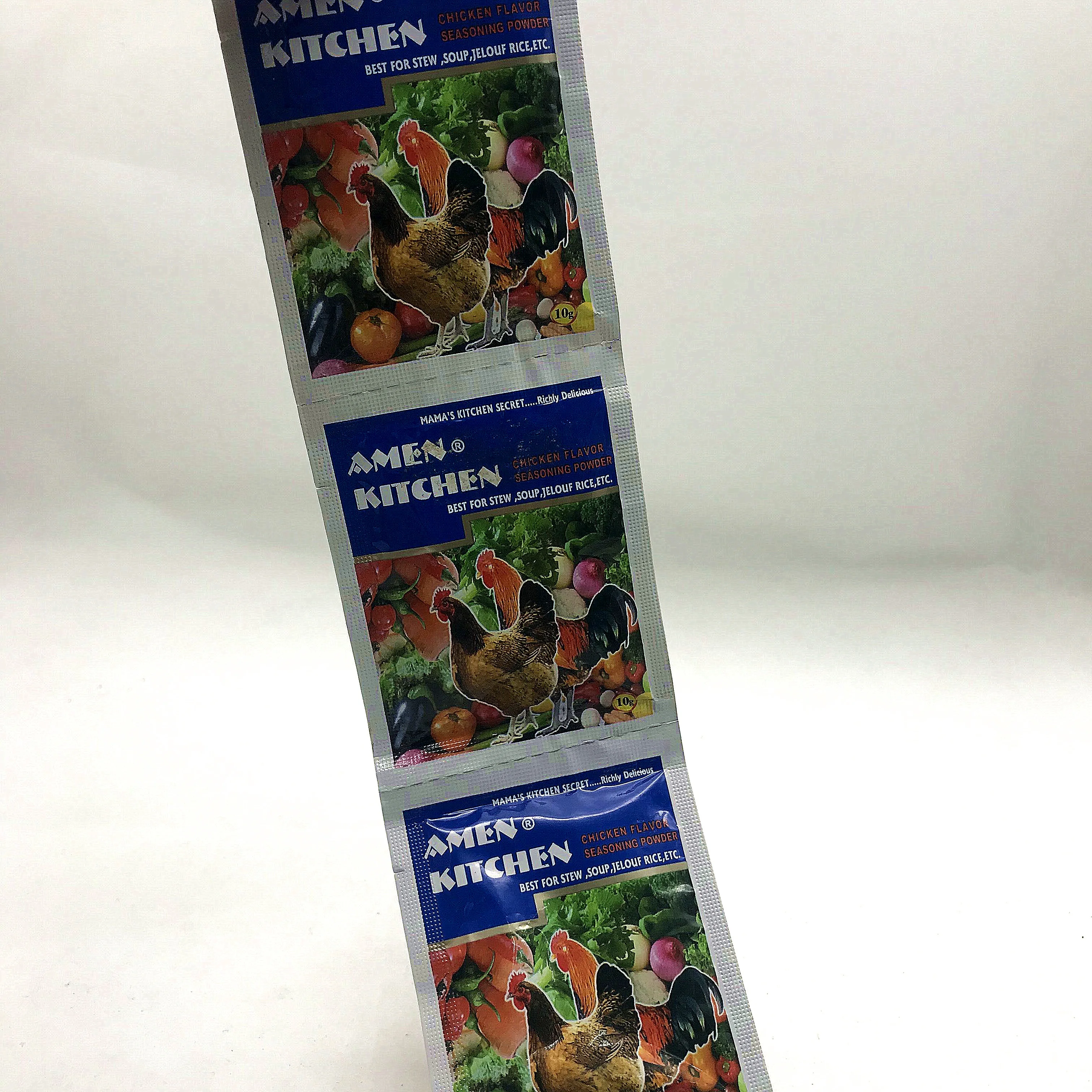 Shrimp Flavor Bouillon Seasoning Soup Powder 4g 10g Sachet Chicken Bouillon Powder For Halal African Muslim Cook