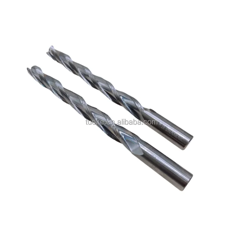 TUOKE TK604 Woodwork CNC Router Bits Spiral End Milling Solid Carbide Tooling Mill Cutter