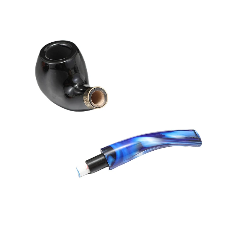 Smoking Pipe Wooden Man Factory Direct Hot Sale Custom Herb Fancy Small New Arrival Smoke Oem Odm Resin Wooden Smoking Pipe