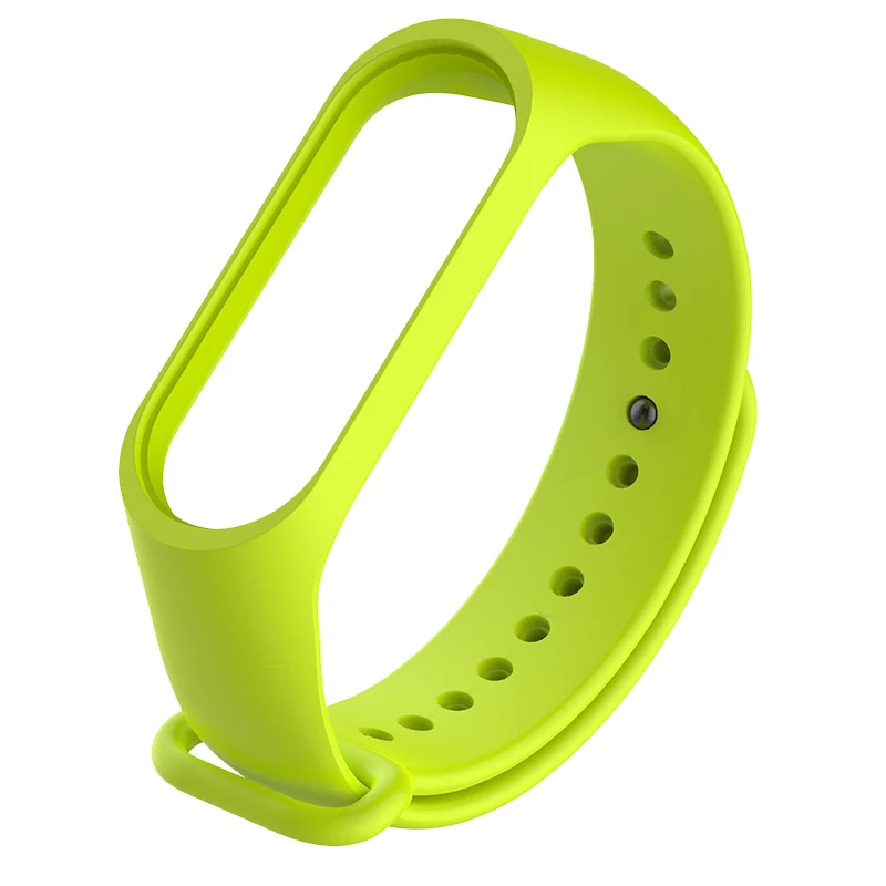 For Xiaomi Mi Band 4 Silicone Strap For Smart Watch Silicone Watch Strap Single Color