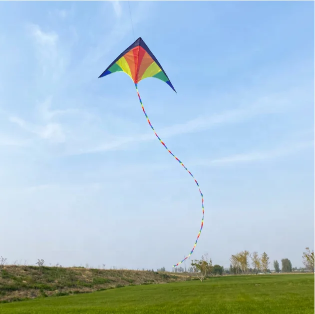 2022 New Sky rainbow kite for beginners Adult children beginners Breeze is easy to fly