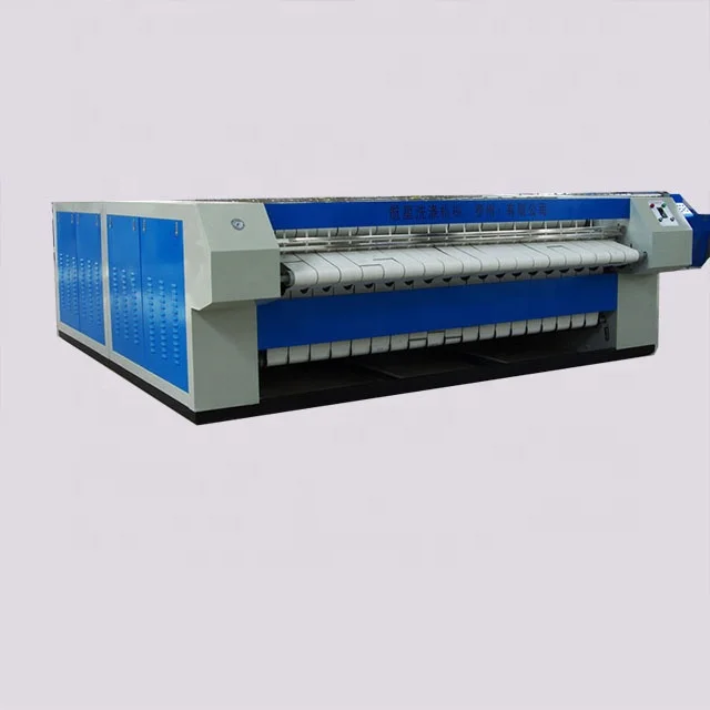 Two Roller Automatic Ironing Machine and Folding Machine Laundry Machine for Sale Steam Heating