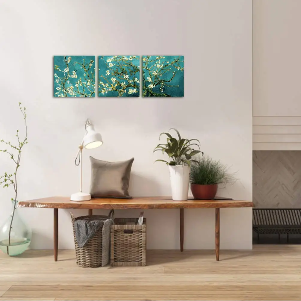2022 hot Desgin Wall Art Canvas Print Painting for Bedroom Home Decor Vincent of Almond Tree in Blossom Floral Flower Pictures
