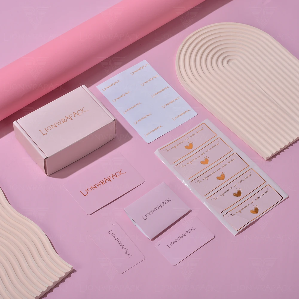 Lionwrapack Custom Logo Corrugated Perfume Boxes Environmentally Friendly and Sustainable Cosmetic Packaging Set