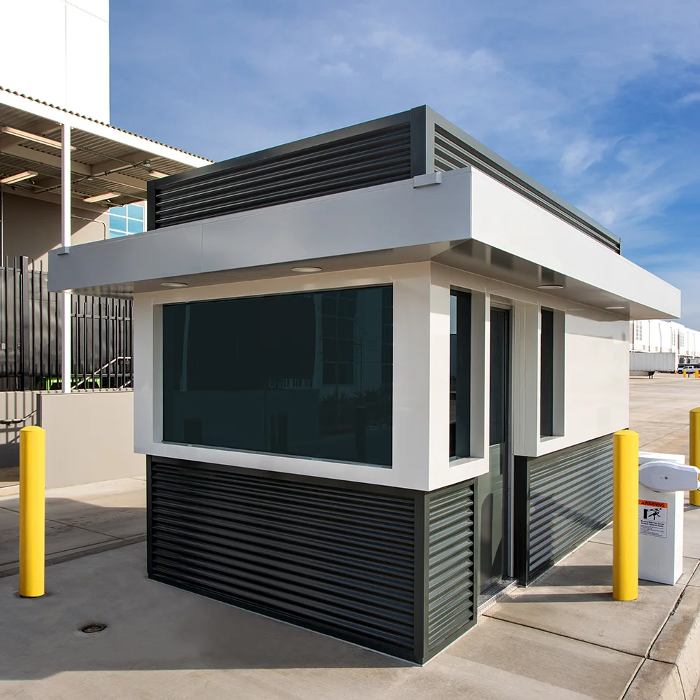 2024 Outdoor Guard House Sentry Box Metal Board  Bathroom Portable/Modular Temporary Restroom Kiosk for United Arab Emirates