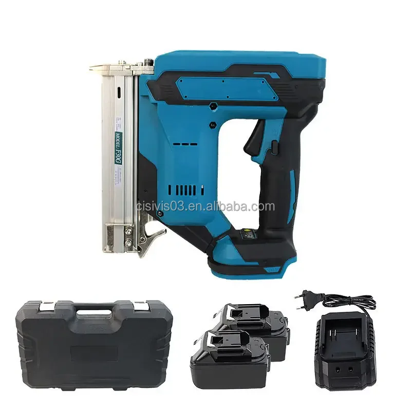 CISIVIS CJ Factory Price Cordless Steel Nails Guns F30 Power Tools Electric Li-ion Staple Gun Shooting Nail Guns For Woodwork
