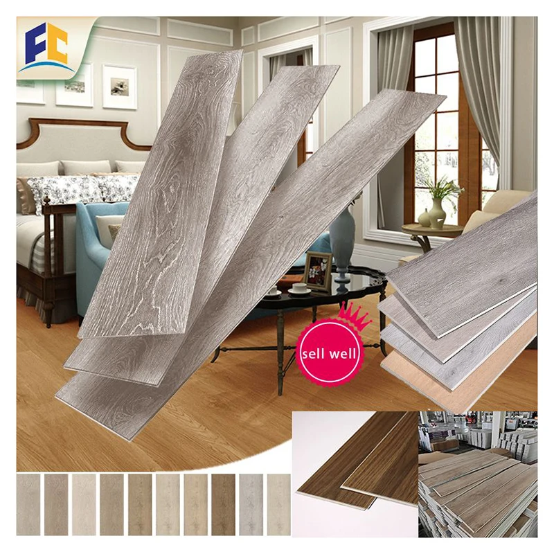 Waterproof Luxury Vinyl Tiles & Planks Floor Products SPC Bathroom Floor with Porcelain Slabs Sophisticated Designs SPC Flooring