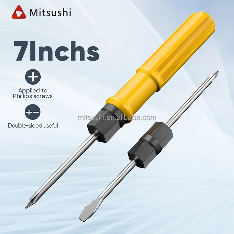 Mitsushi 2 в 1 настраиваемые шуруповерты из марганцевой стали с прорезями мини-многоцелевые промышленные Наборы инструментов для ремонта OEM/ODM