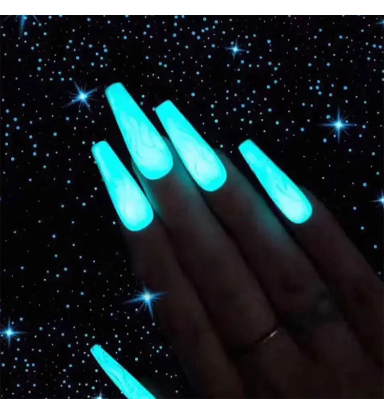 15ml Fluorescent Neon Effect Quick Building Poly Nail Extension Gel Soak Off Luminous UV LED Gel Polish