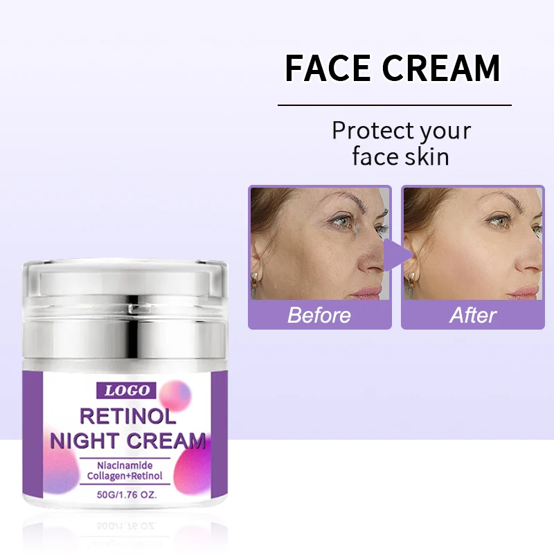 Pure And Gentle Deep moisturizing Skin soothing faded korean Niacinamide Collagen Retinol face lotion retinol night lotion