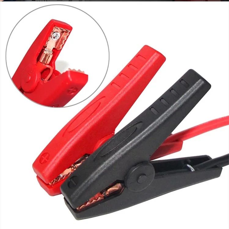 Car jumper cable for emergency power supply, clamp type alligator clip for connector EC5 to 12 in