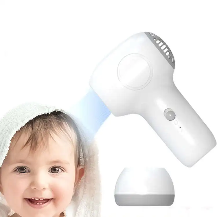 Rechargeable Mini Wireless Mini Hand Hair Dryer For Baby Hair Dryer Gentle Blowing Pattern