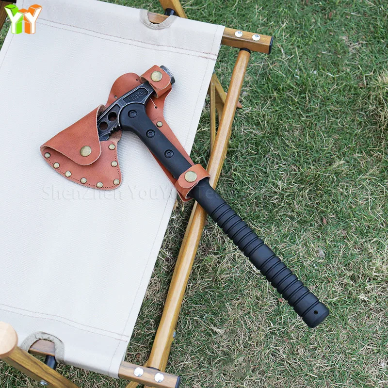 Leather Axe Head Cover Portable Multifunctional Survival Hatchet For Axe Sheath Outdoor Camping Cover Blade Protection