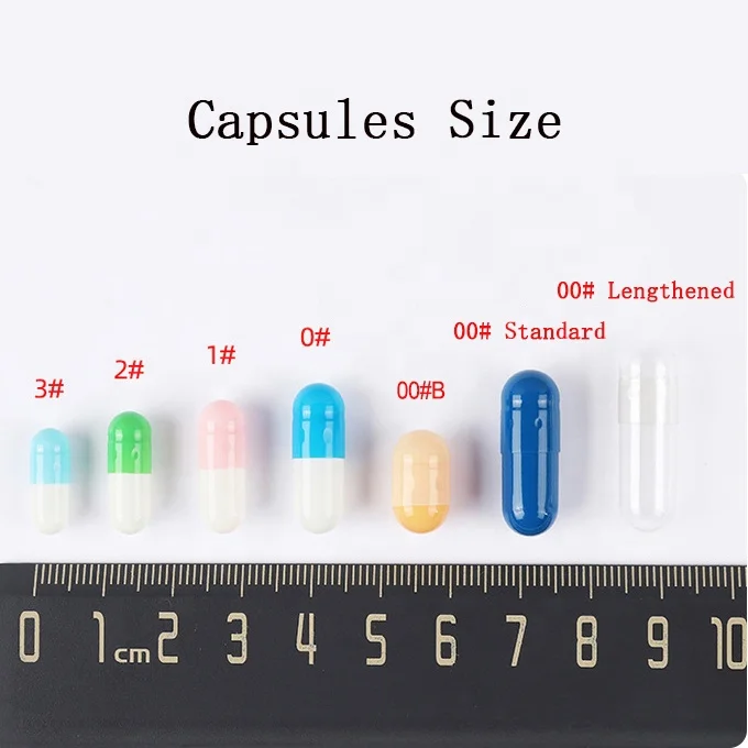 New Product Capsule Size 1 100% Bovine Material Gelatin Empty Capsules
