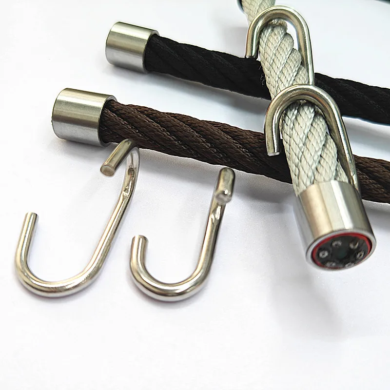 hot sell Playground rope connector stainless steel S hook equip for 18mm 16mm colorful rope