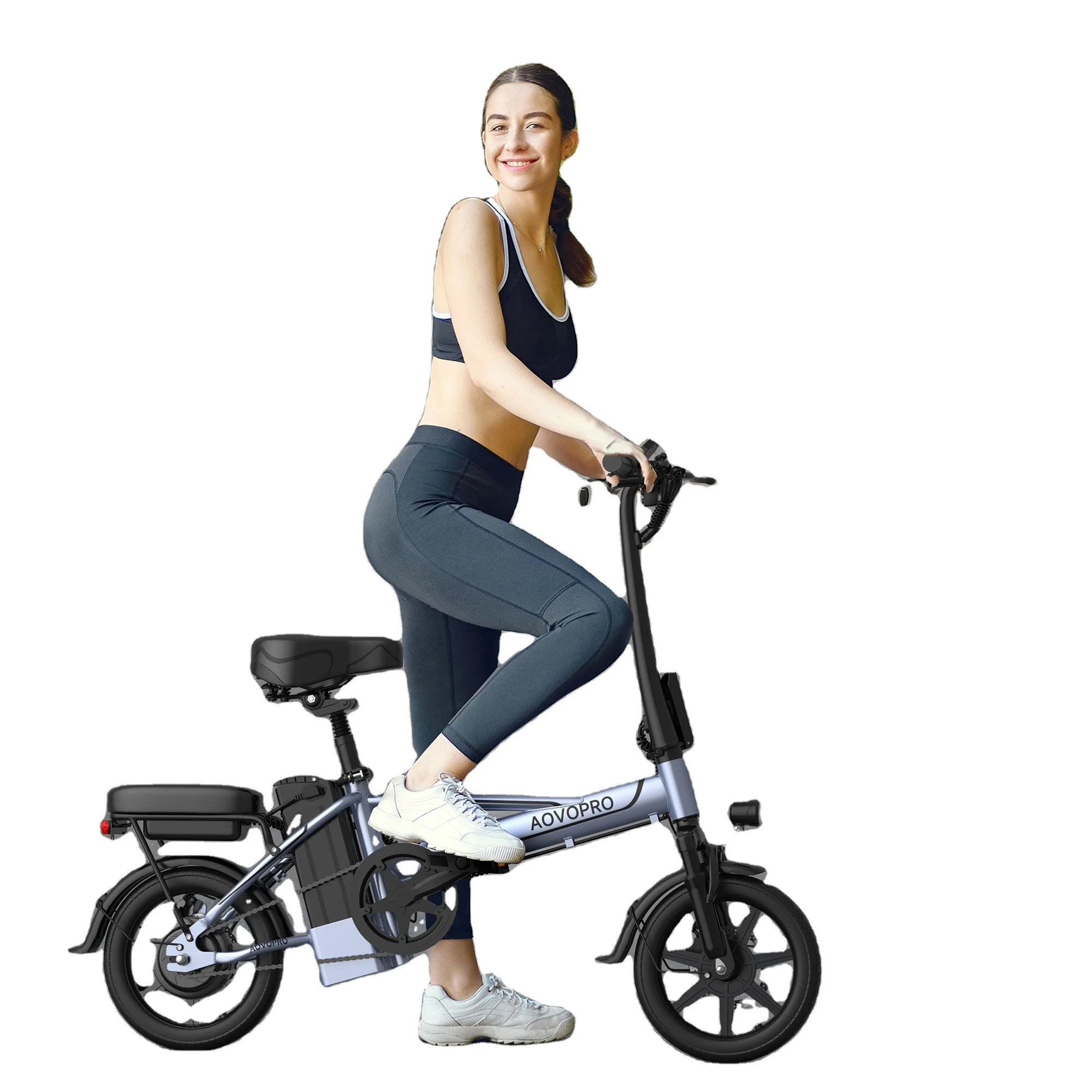 Eu Us Warehouse High Quality 48V 450W Aluminum Alloy Off Road Powerful Hybrid Electric Bicycle With Electric Fat Tire Bike