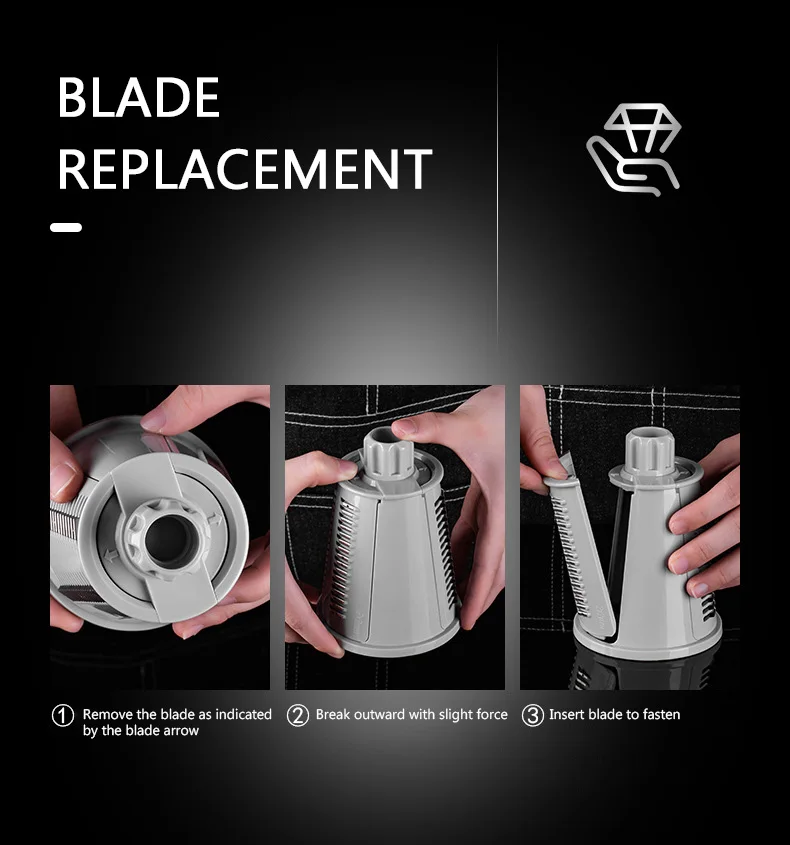 Extra Coarse And Ribbon Grater Steel Kitchen Slicer Food Chopper Steel Blades Manual Fruit Food Vegetable Grater Slicer Cutter